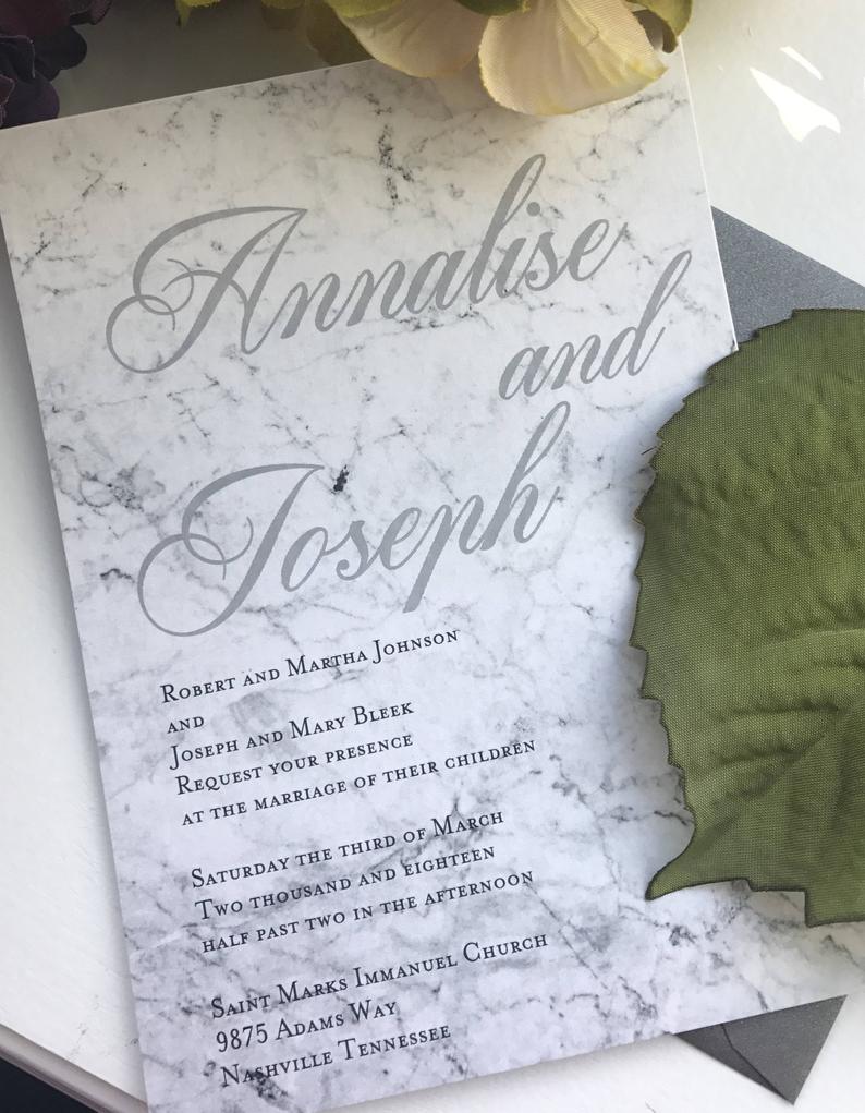 Marble Invitation Suite