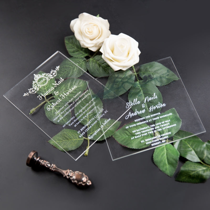 Fiona May Acrylic Invitation Suite
