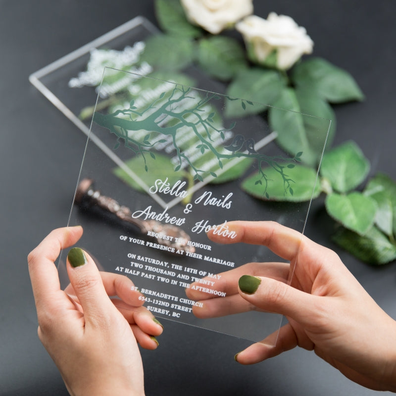 Fiona May Acrylic Invitation Suite