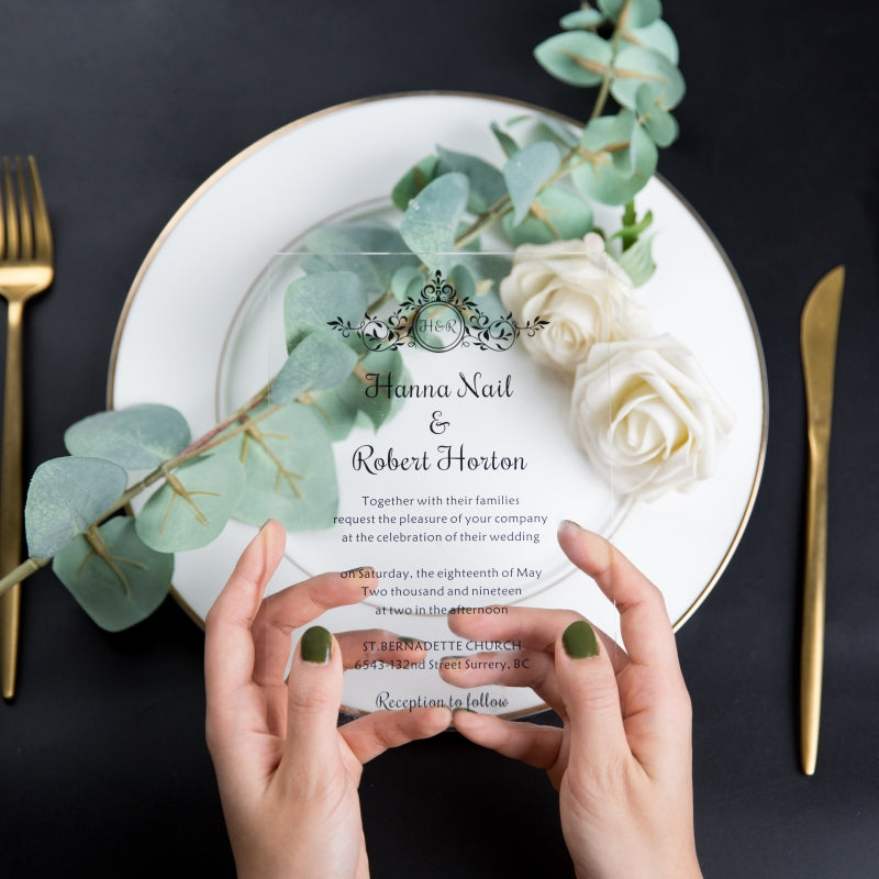Fiona May Acrylic Invitation Suite