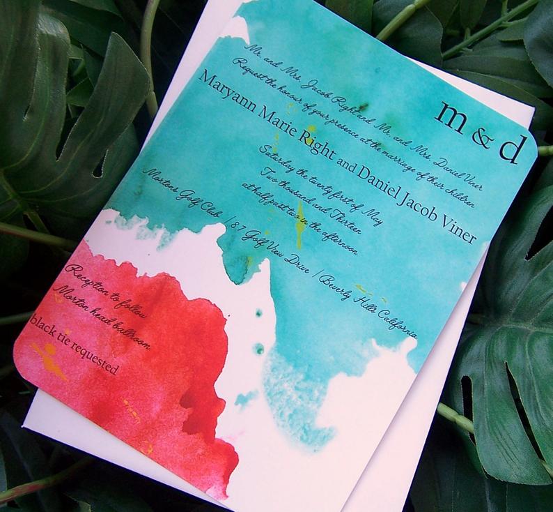 Bri Water Invitation Suite